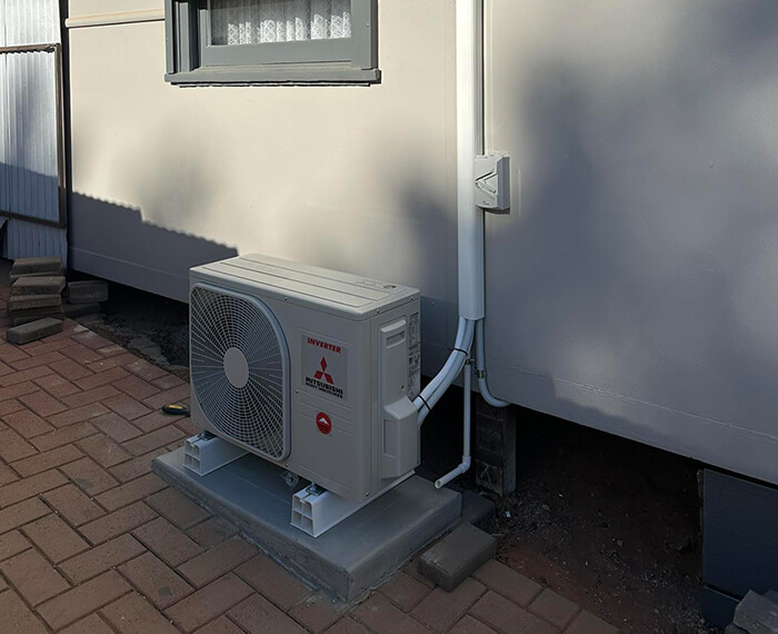 Air conditioning upgrade installation